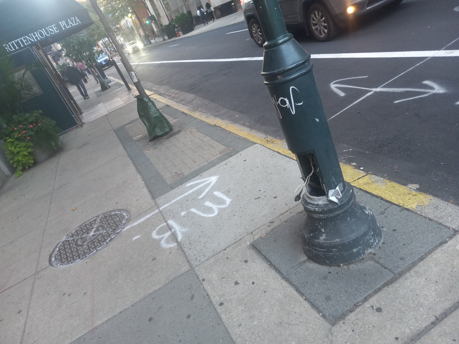 Photographic documentation of the work as submitted to the city's 311 record.