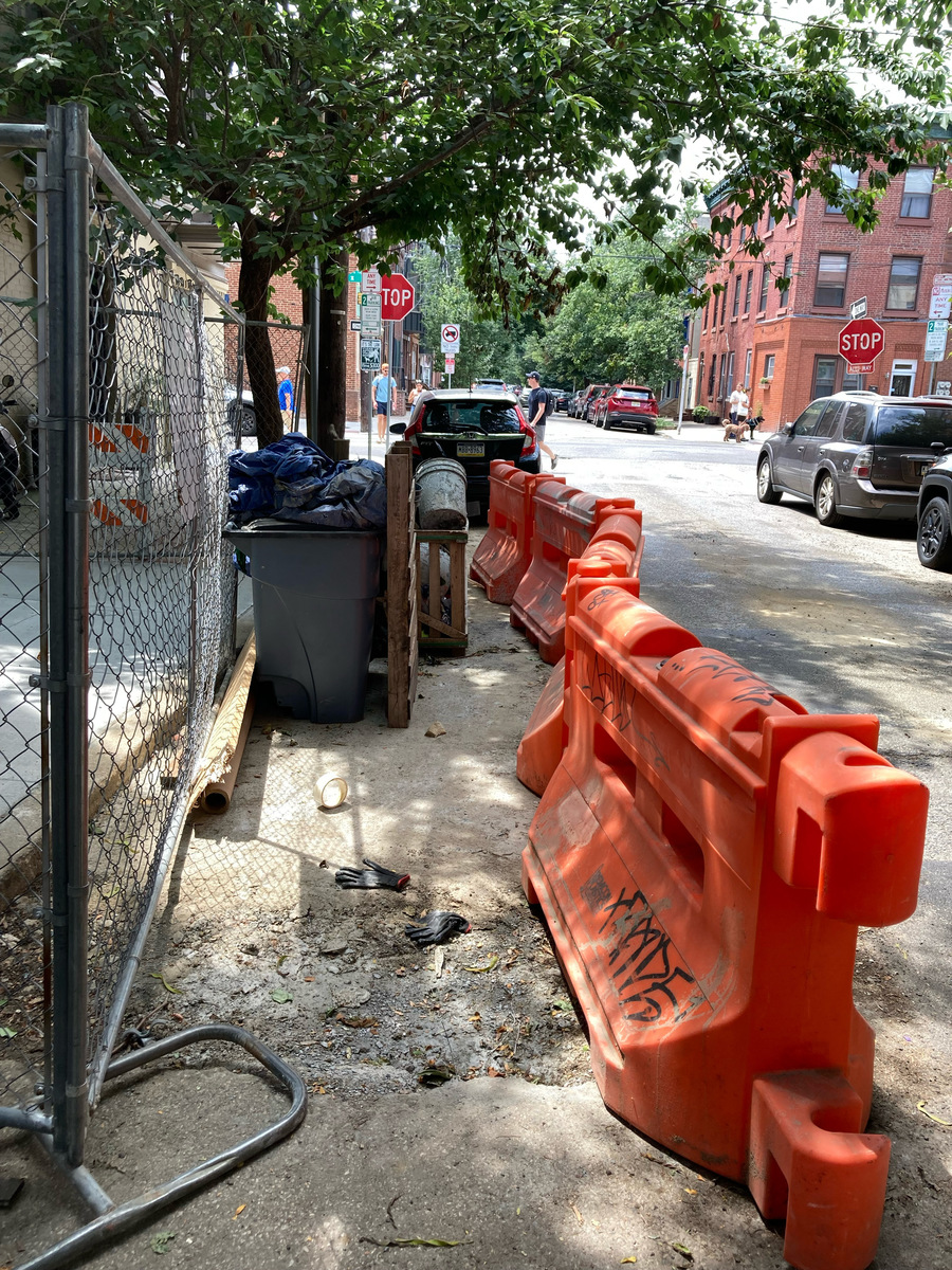 Photographic documentation of the work as submitted to the city's 311 record.