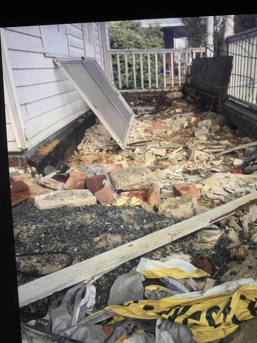 Photographic documentation of the work as submitted to the city's 311 record.