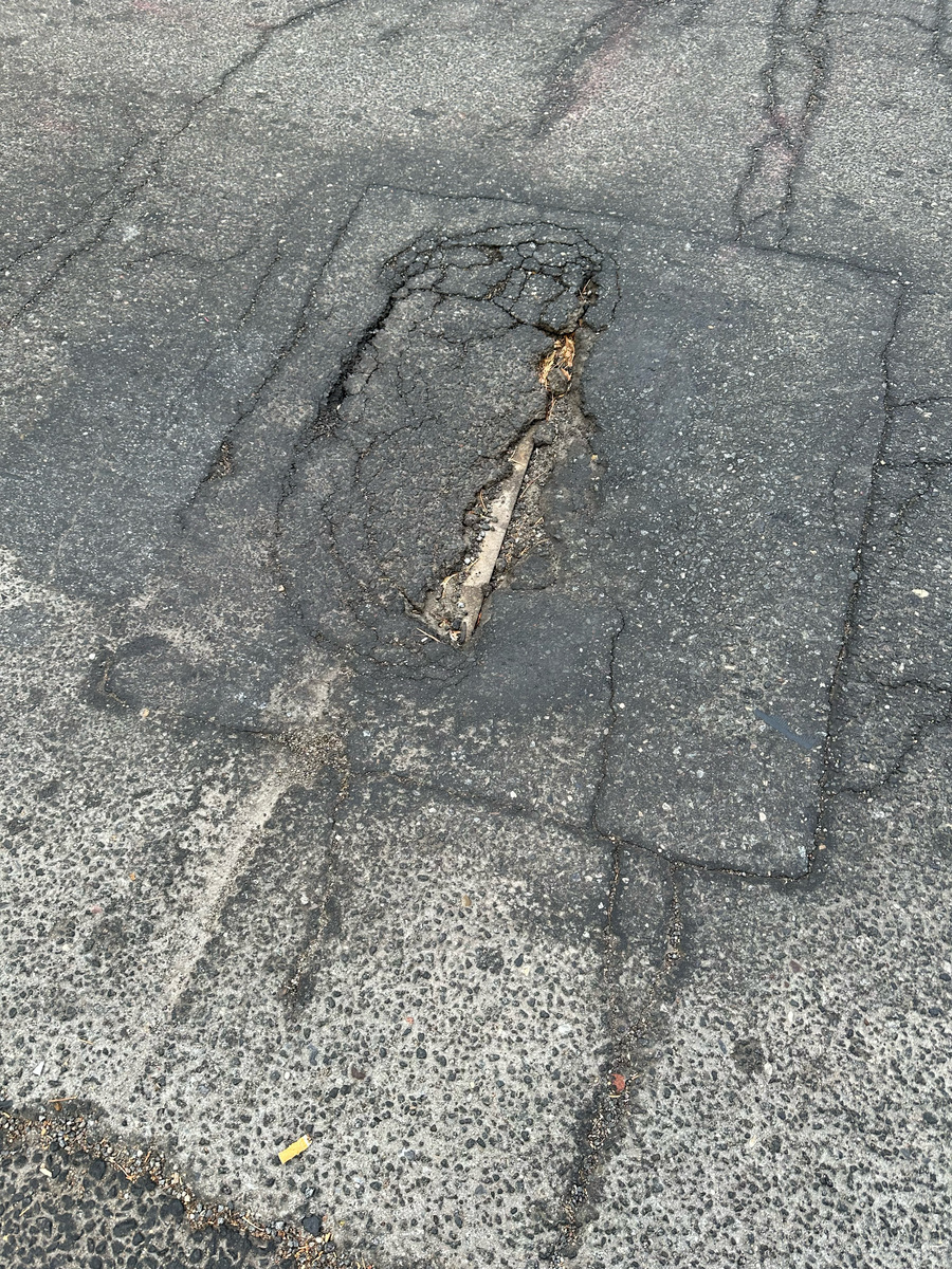 Photographic documentation of the work as submitted to the city's 311 record.