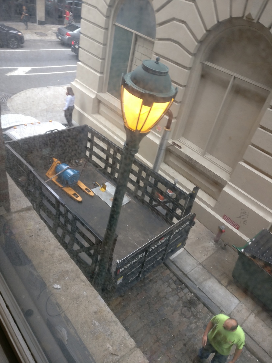 Photographic documentation of the work as submitted to the city's 311 record.