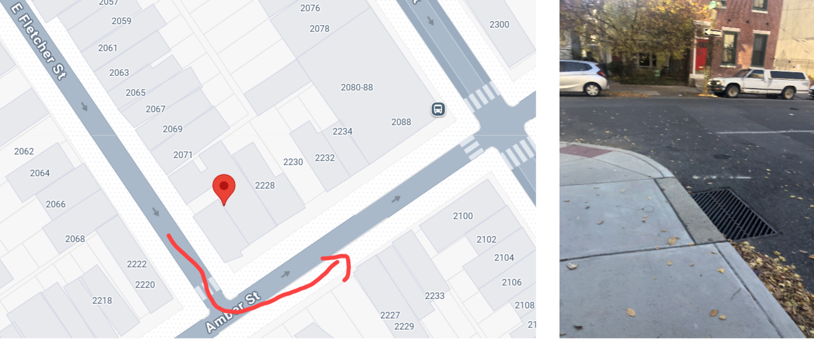 Photographic documentation of the work as submitted to the city's 311 record.