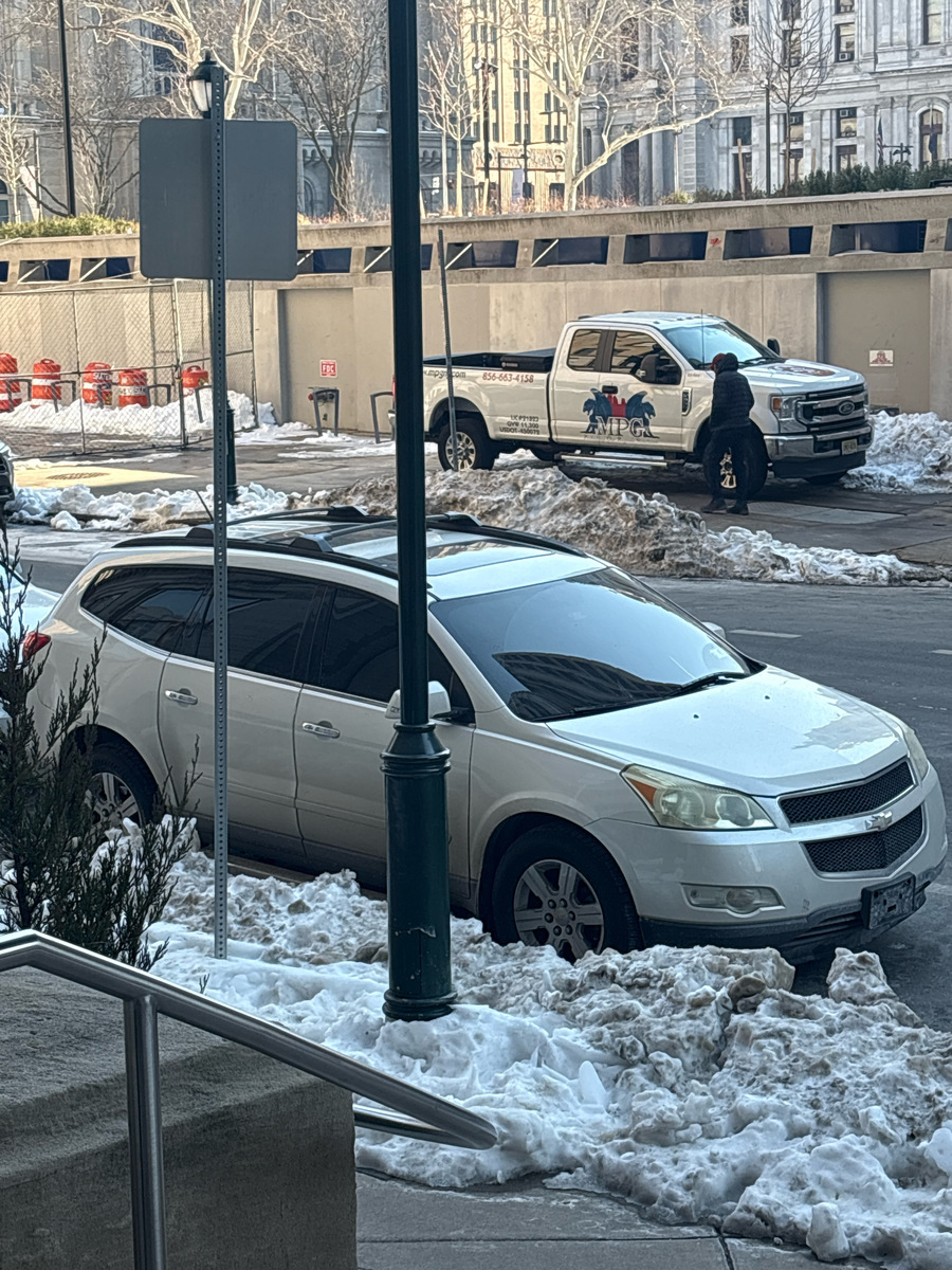 Photographic documentation of the work as submitted to the city's 311 record.