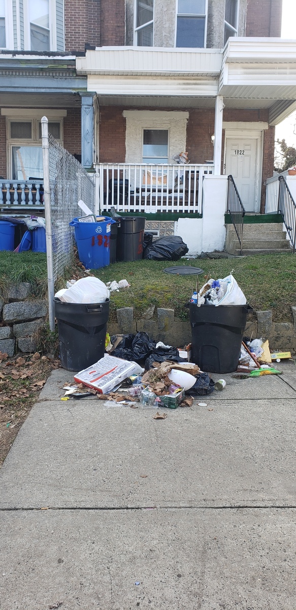 Photographic documentation of the work as submitted to the city's 311 record.
