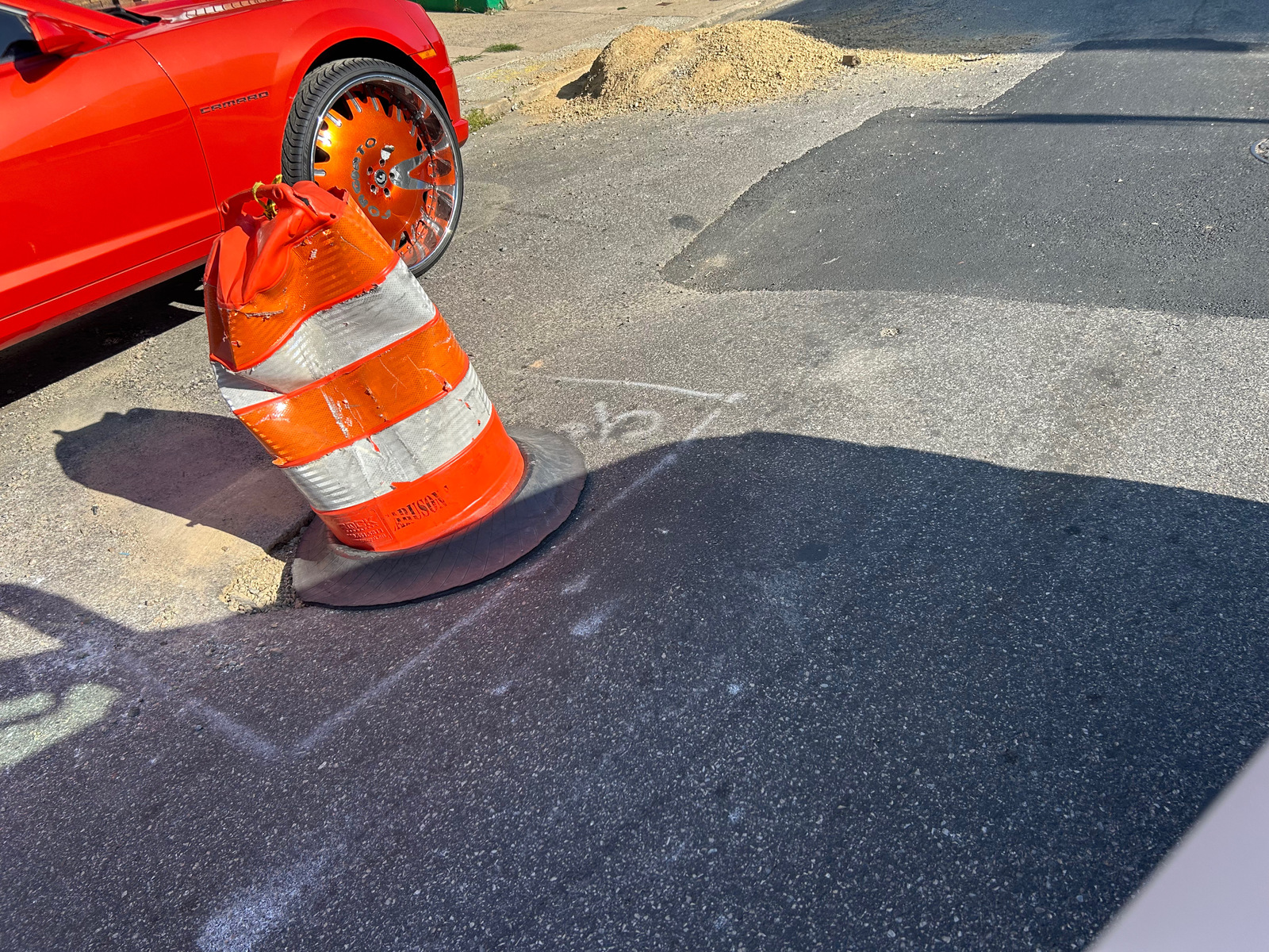 Photographic documentation of the work as submitted to the city's 311 record.