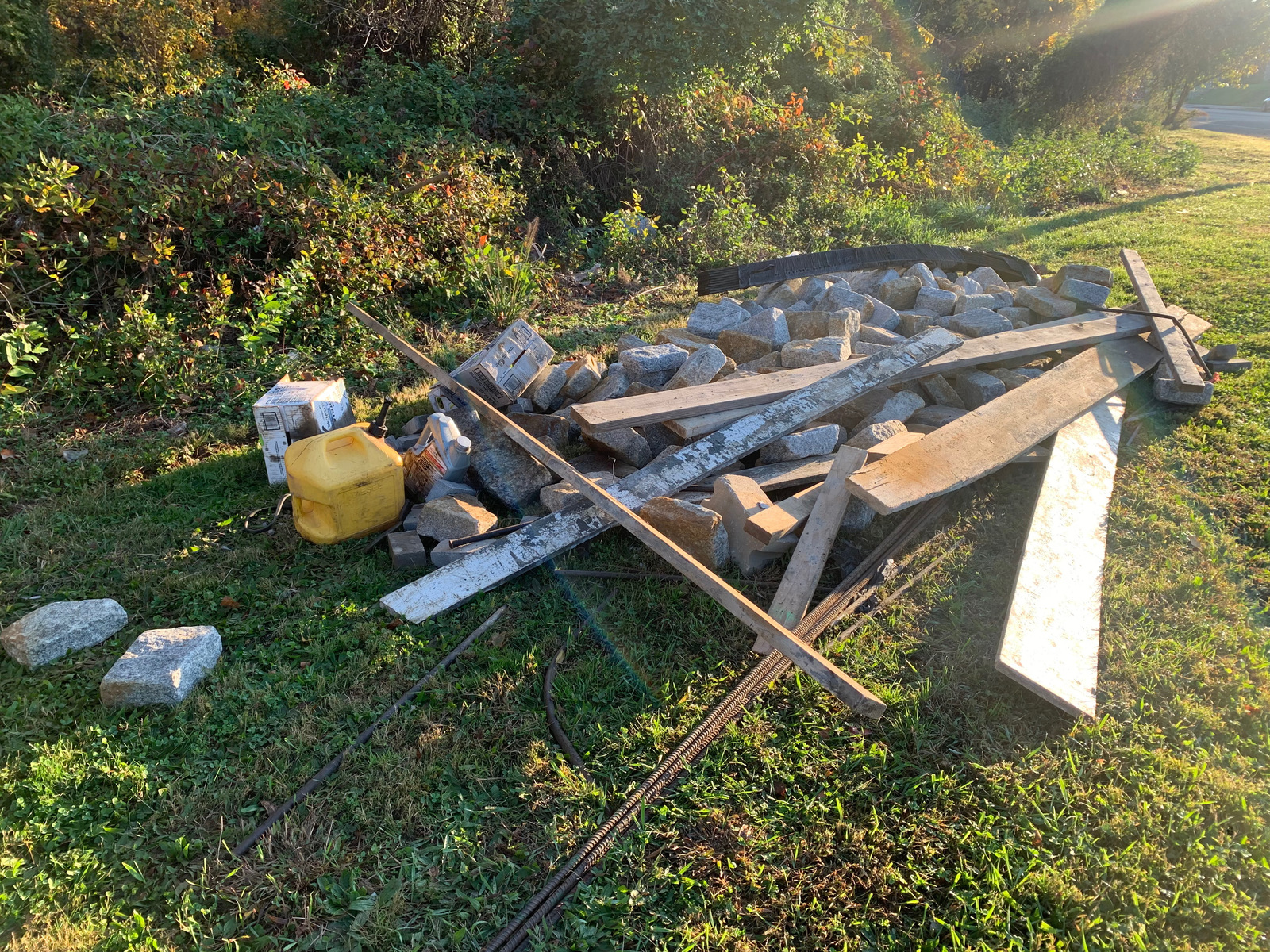 Photographic documentation of the work as submitted to the city's 311 record.