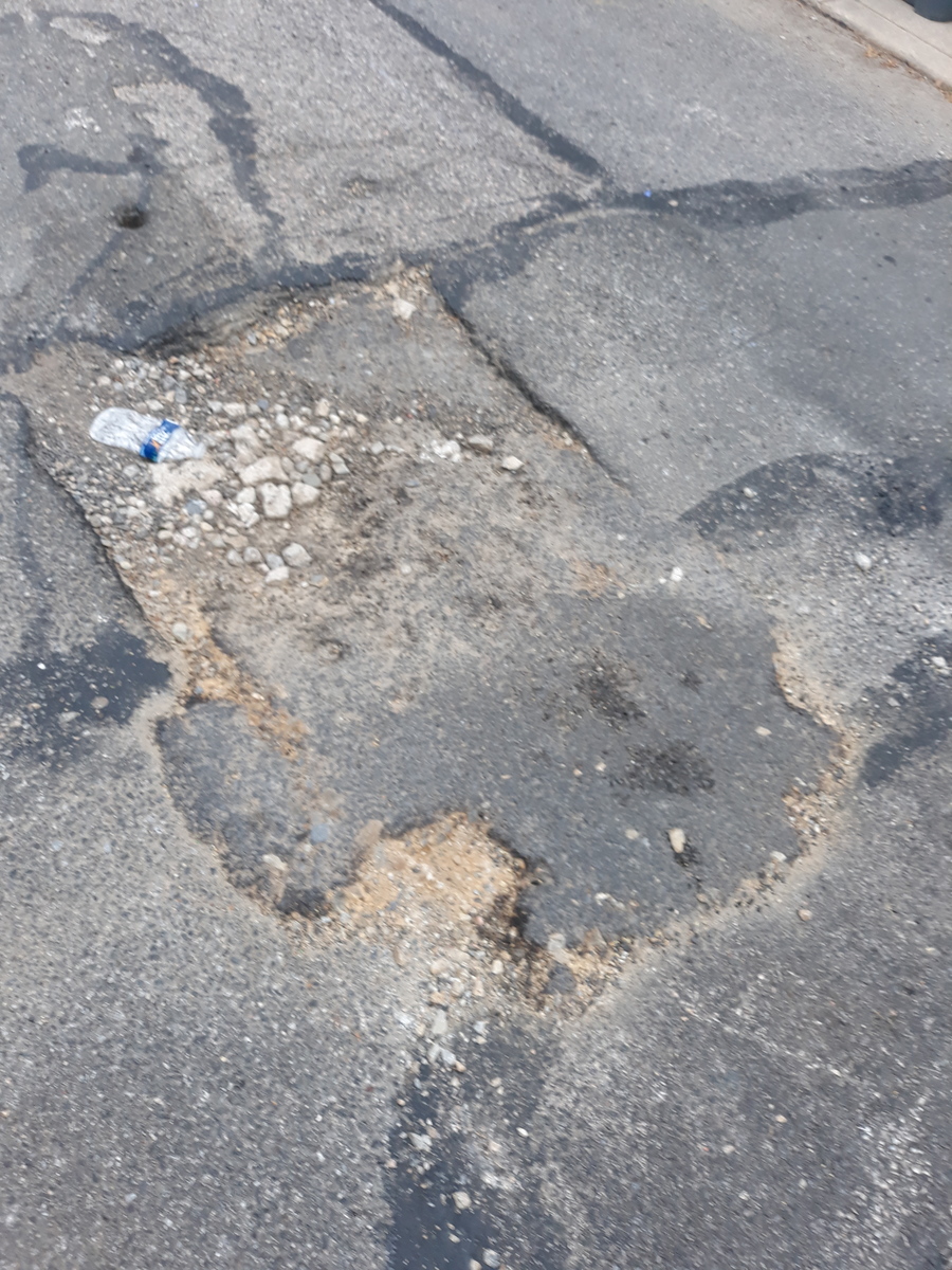 Photographic documentation of the work as submitted to the city's 311 record.