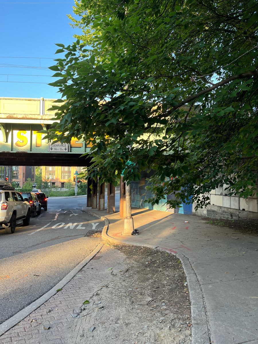 Photographic documentation of the work as submitted to the city's 311 record.