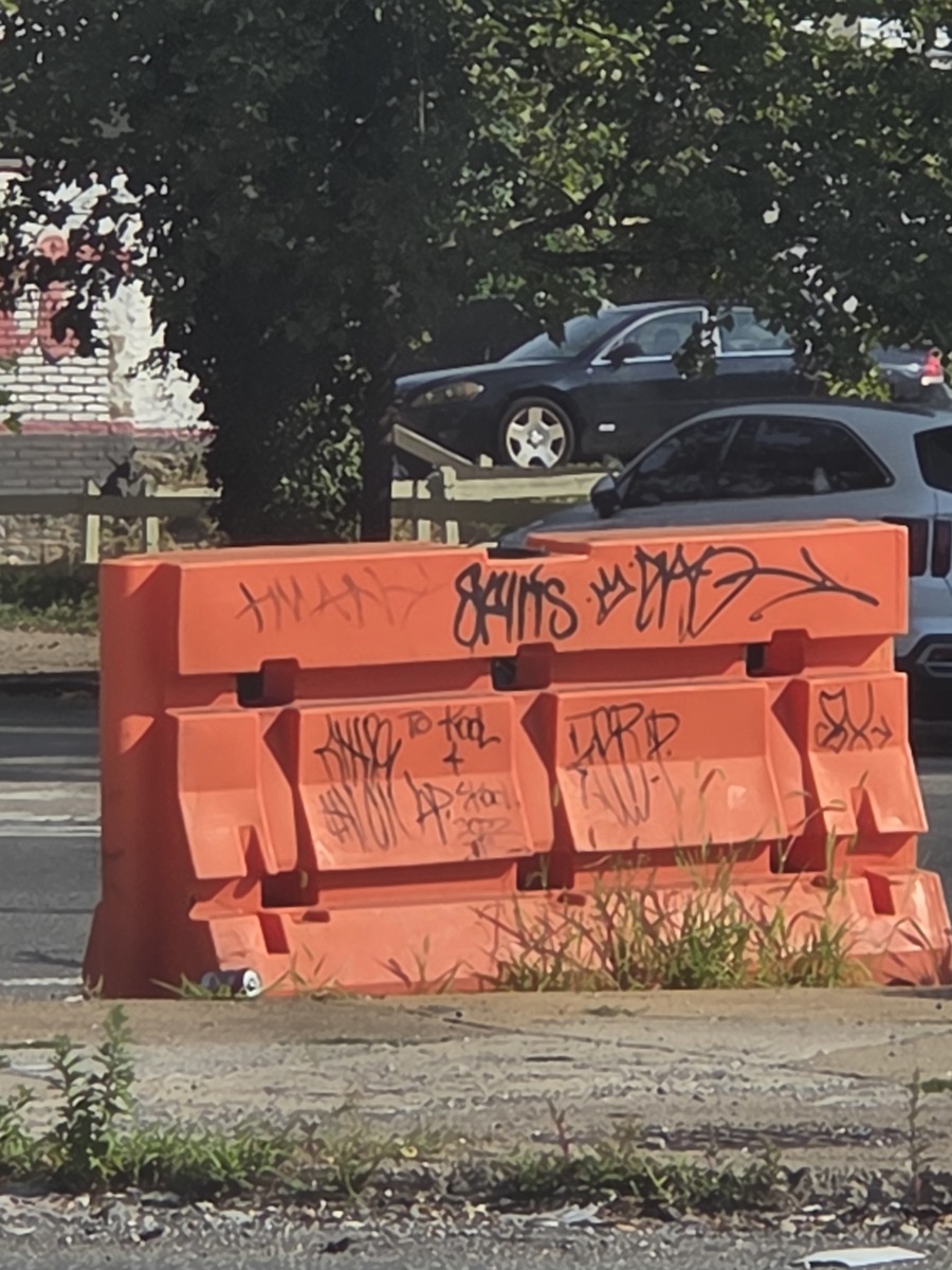 Photographic documentation of the work as submitted to the city's 311 record.