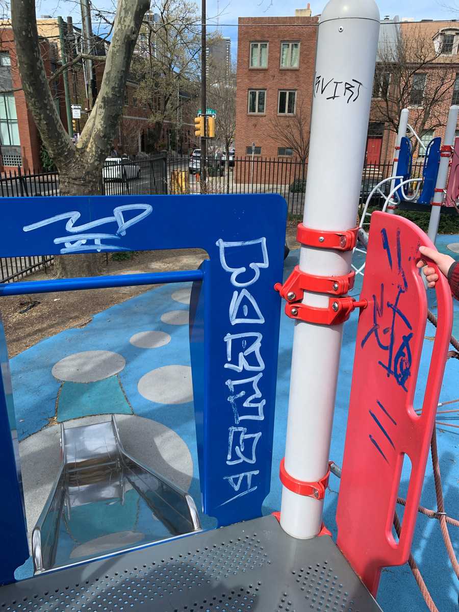 Photographic documentation of the work as submitted to the city's 311 record.
