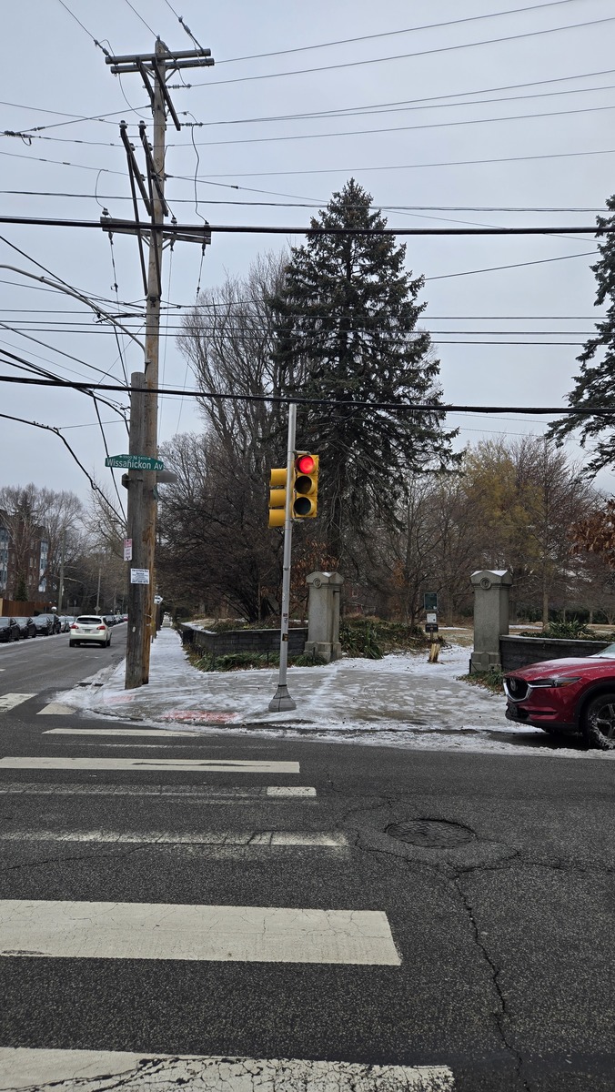 Photographic documentation of the work as submitted to the city's 311 record.