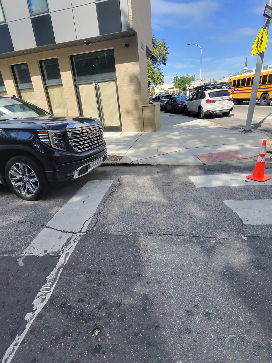 Photographic documentation of the work as submitted to the city's 311 record.