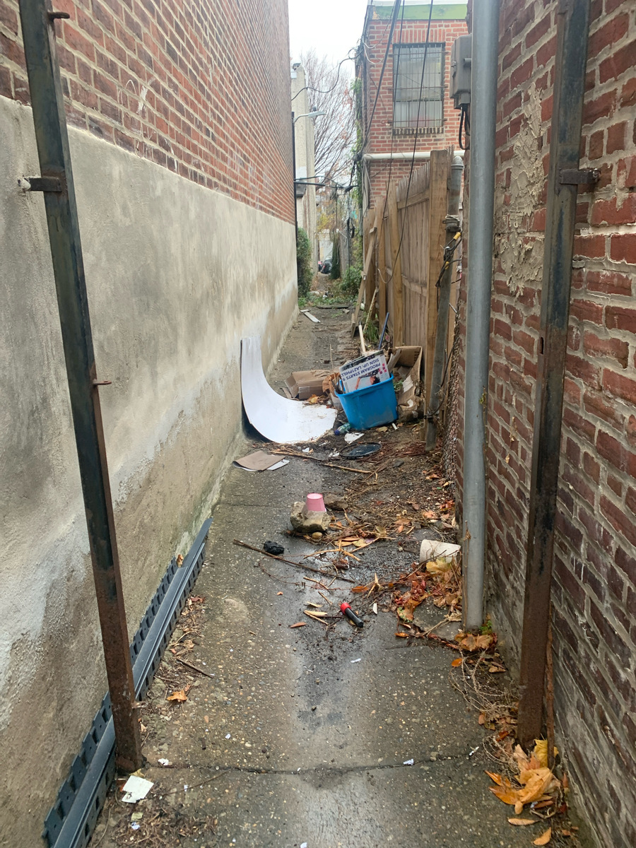 Photographic documentation of the work as submitted to the city's 311 record.