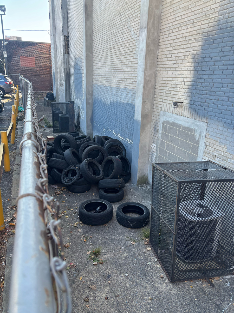 Photographic documentation of the work as submitted to the city's 311 record.