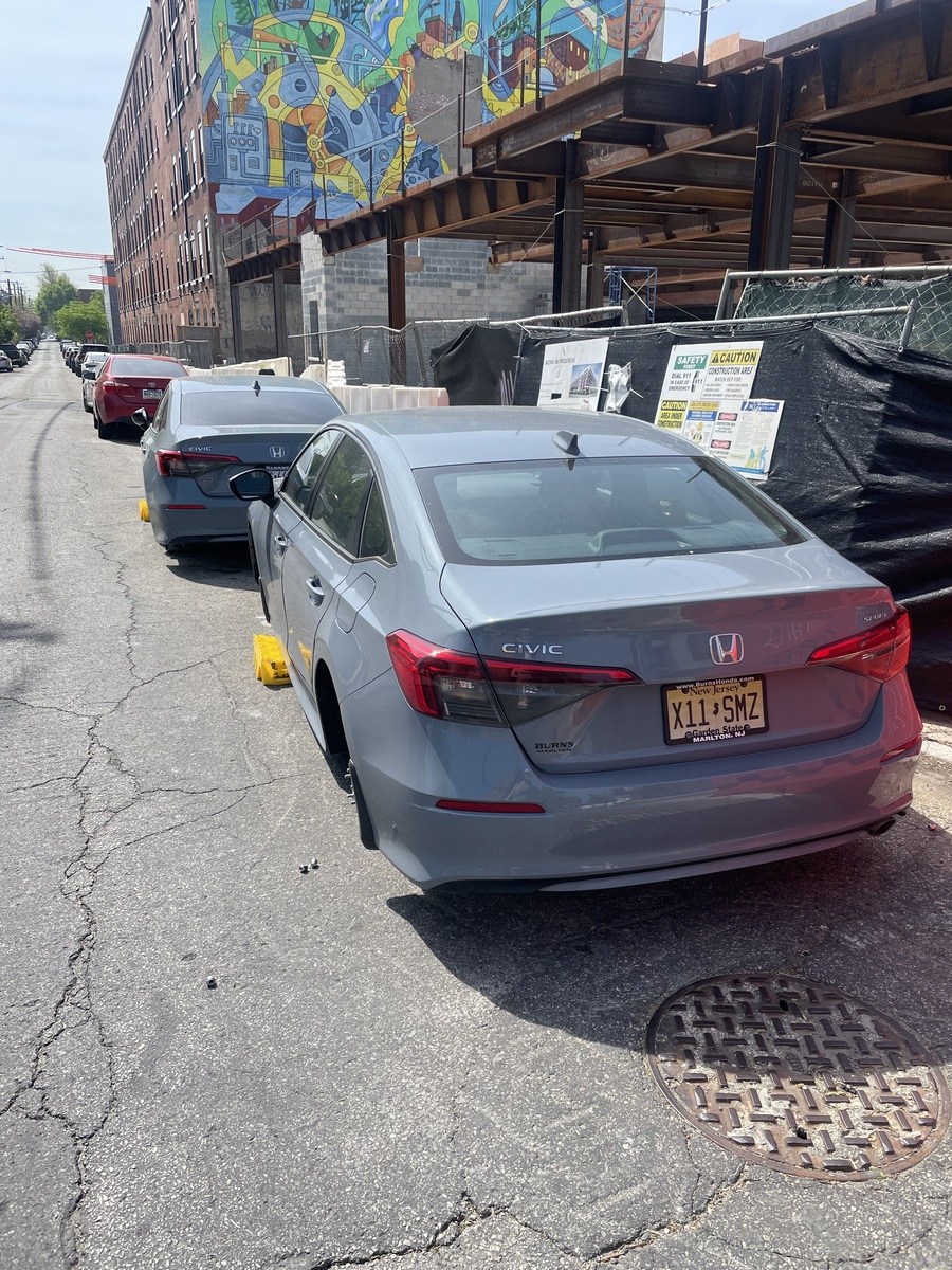 Photographic documentation of the work as submitted to the city's 311 record.