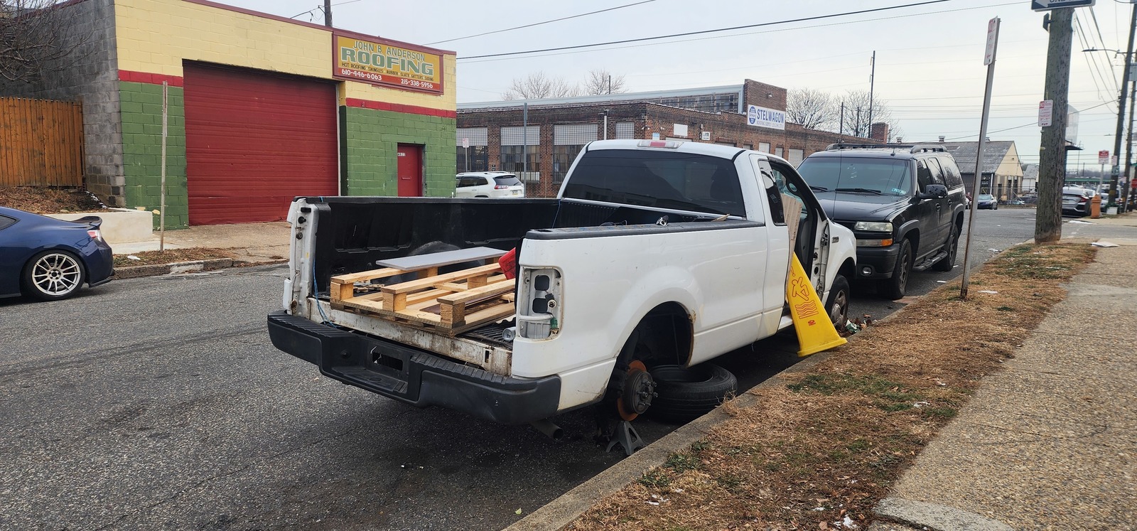 Photographic documentation of the work as submitted to the city's 311 record.