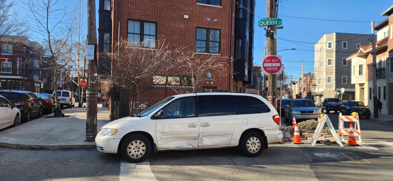 Photographic documentation of the work as submitted to the city's 311 record.