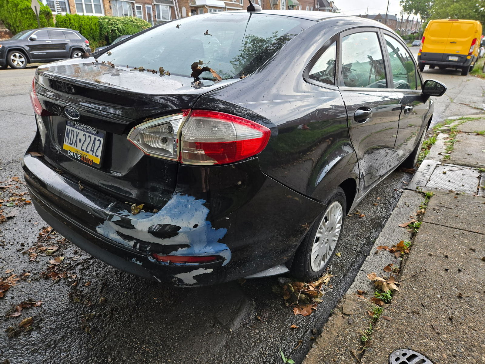 Photographic documentation of the work as submitted to the city's 311 record.