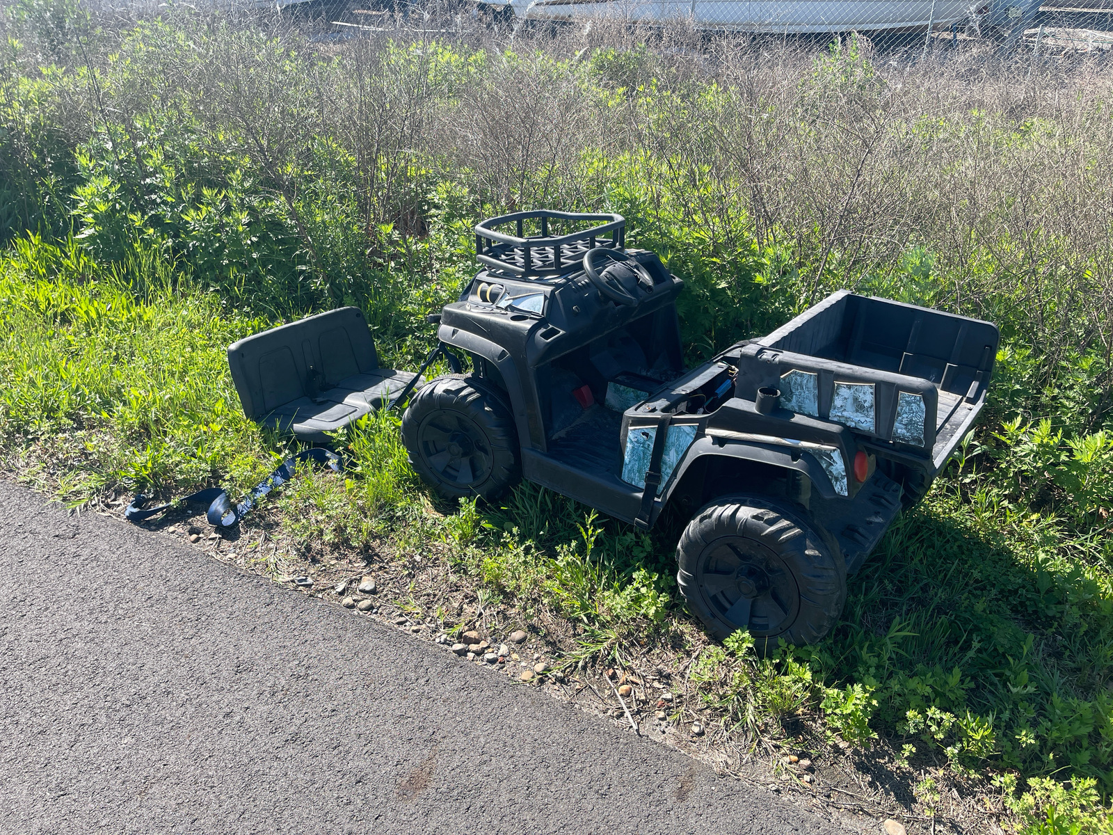 Photographic documentation of the work as submitted to the city's 311 record.