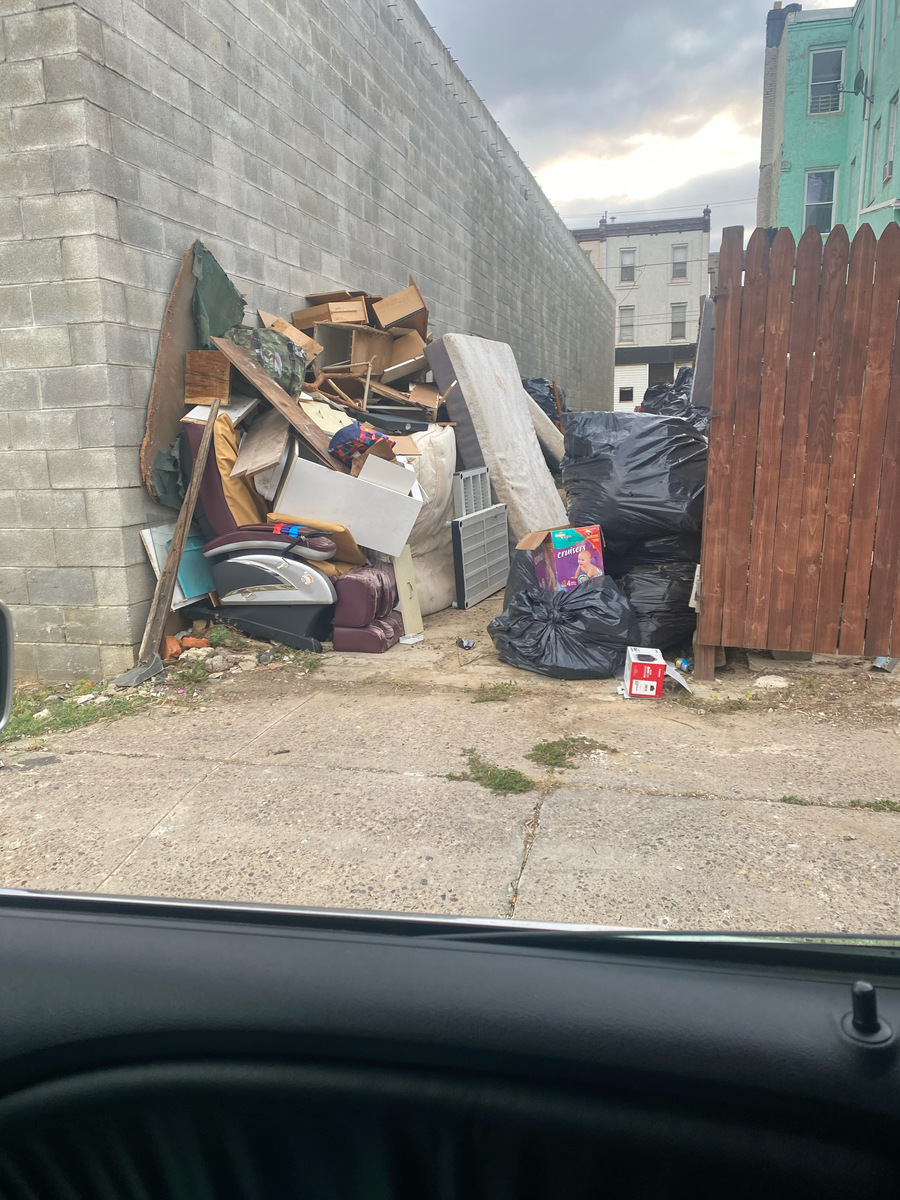 Photographic documentation of the work as submitted to the city's 311 record.