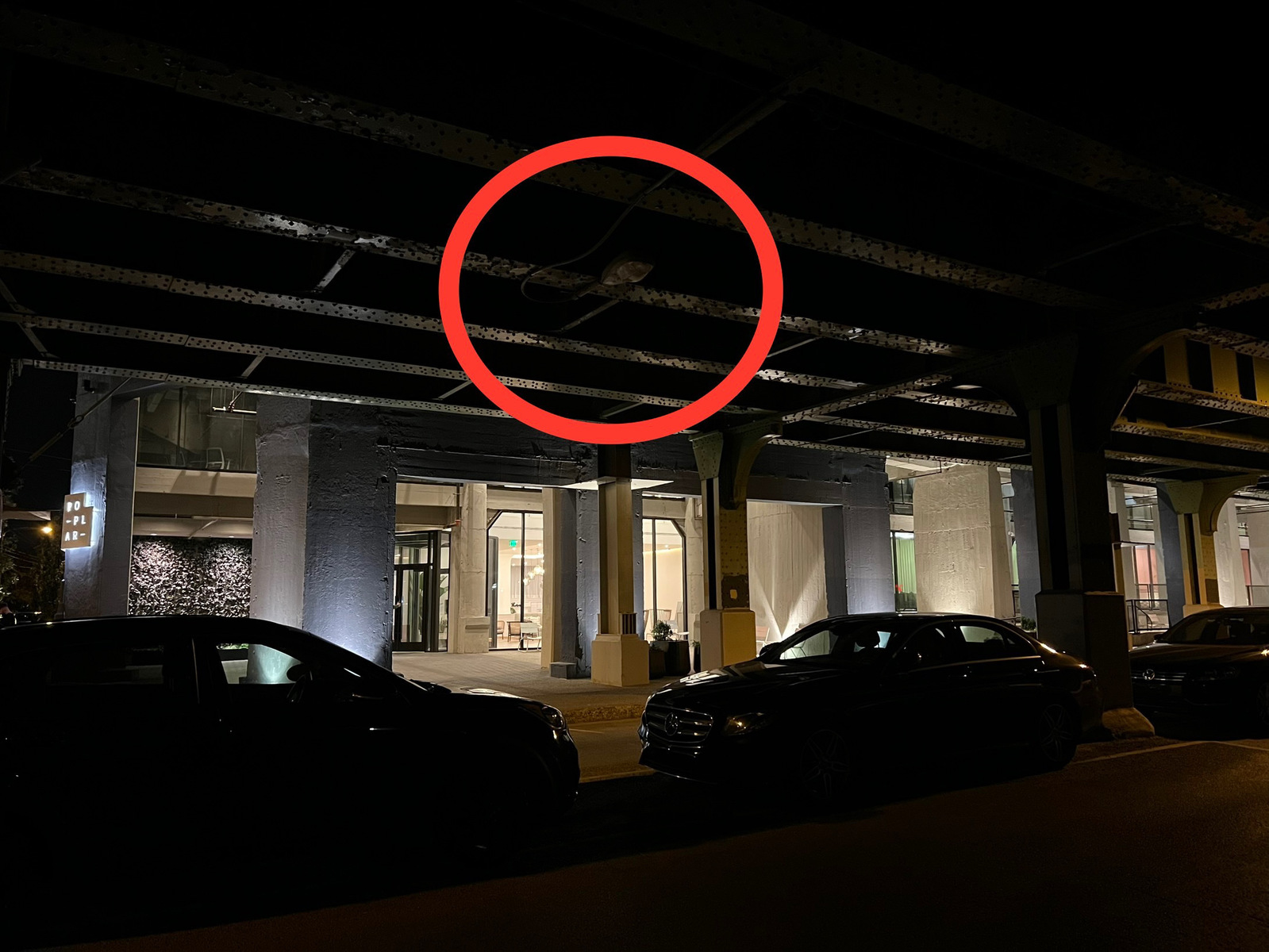 Photographic documentation of the work as submitted to the city's 311 record.