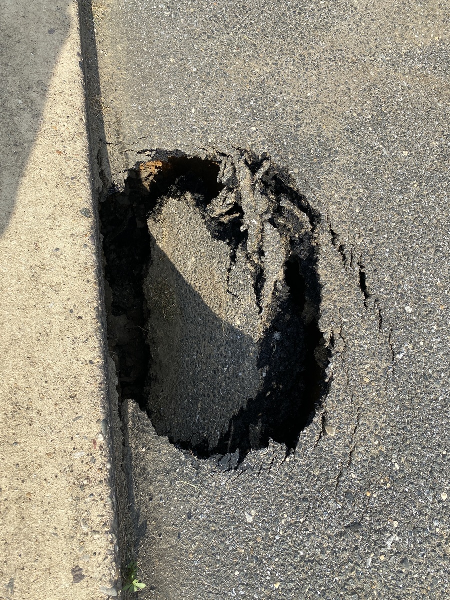 Photographic documentation of the work as submitted to the city's 311 record.