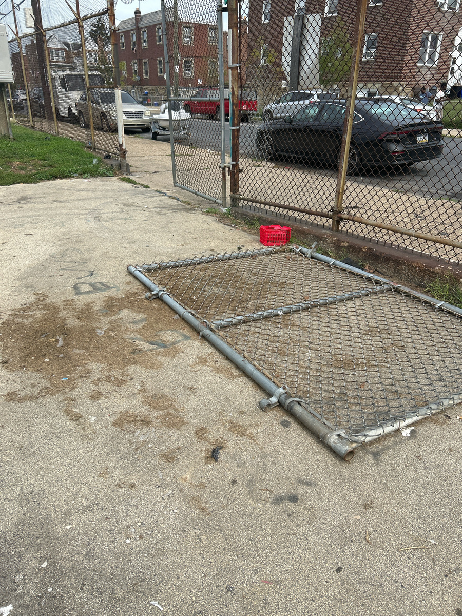 Photographic documentation of the work as submitted to the city's 311 record.