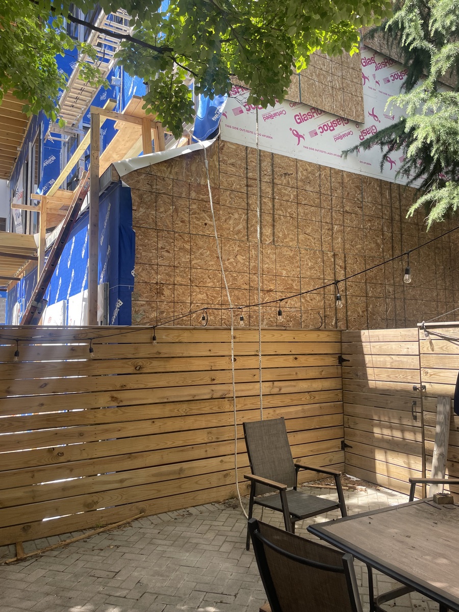 Photographic documentation of the work as submitted to the city's 311 record.
