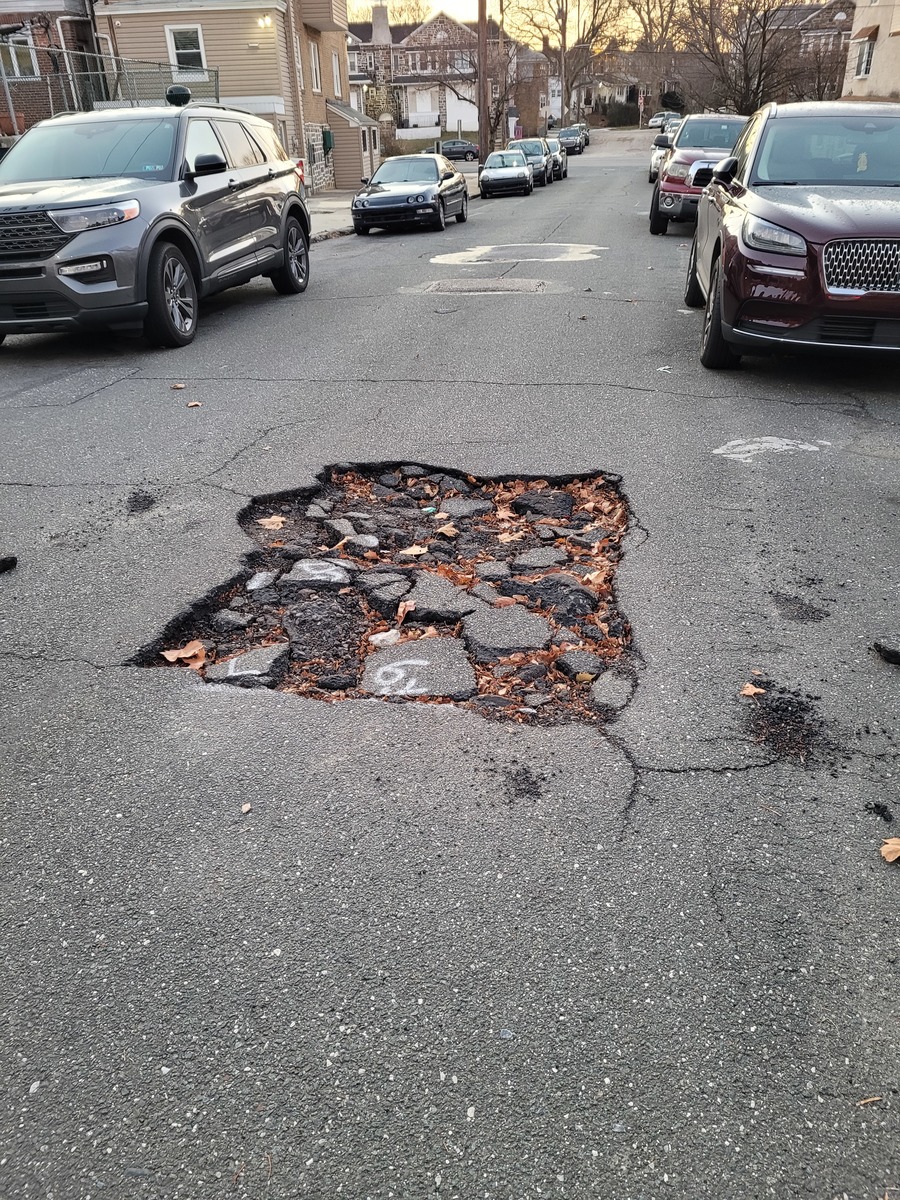 Photographic documentation of the work as submitted to the city's 311 record.