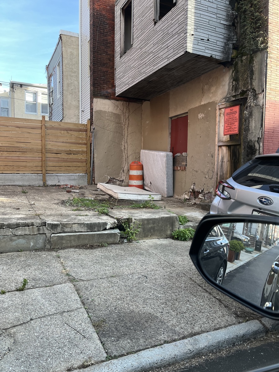 Photographic documentation of the work as submitted to the city's 311 record.