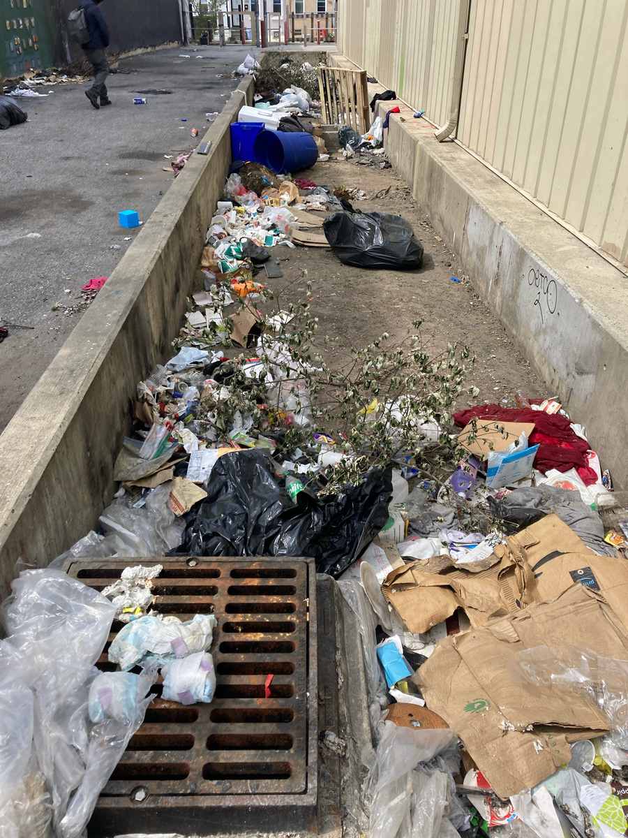 Photographic documentation of the work as submitted to the city's 311 record.