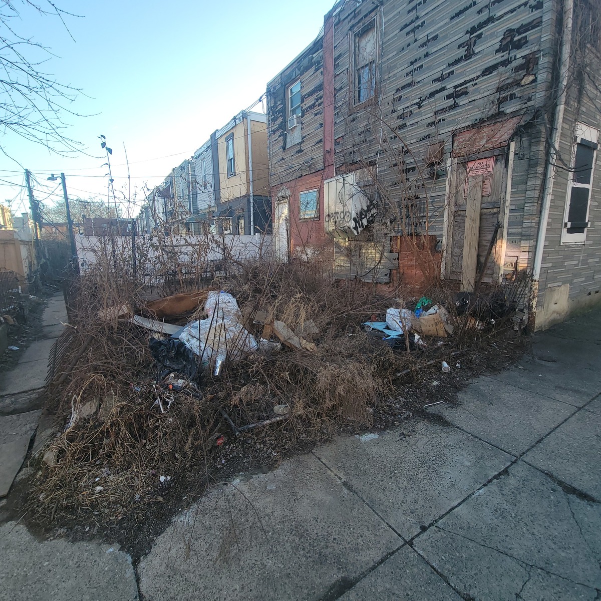Photographic documentation of the work as submitted to the city's 311 record.