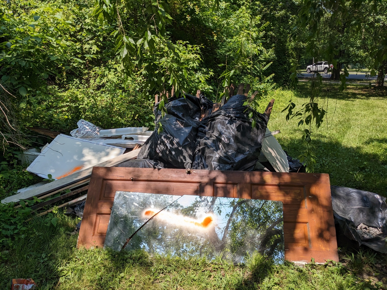 Photographic documentation of the work as submitted to the city's 311 record.
