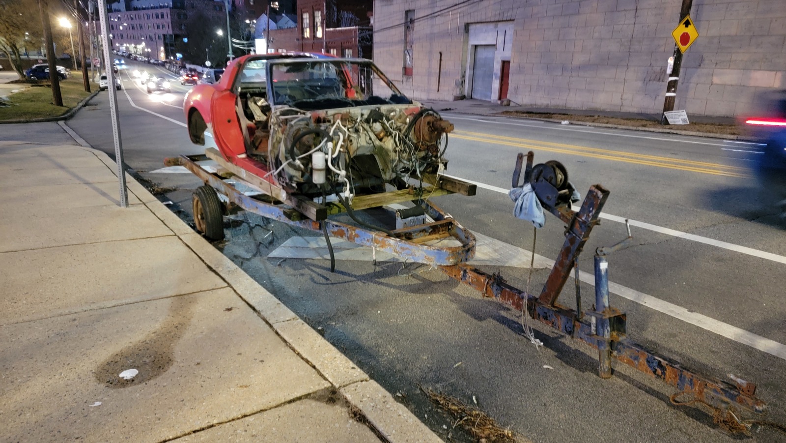 Photographic documentation of the work as submitted to the city's 311 record.