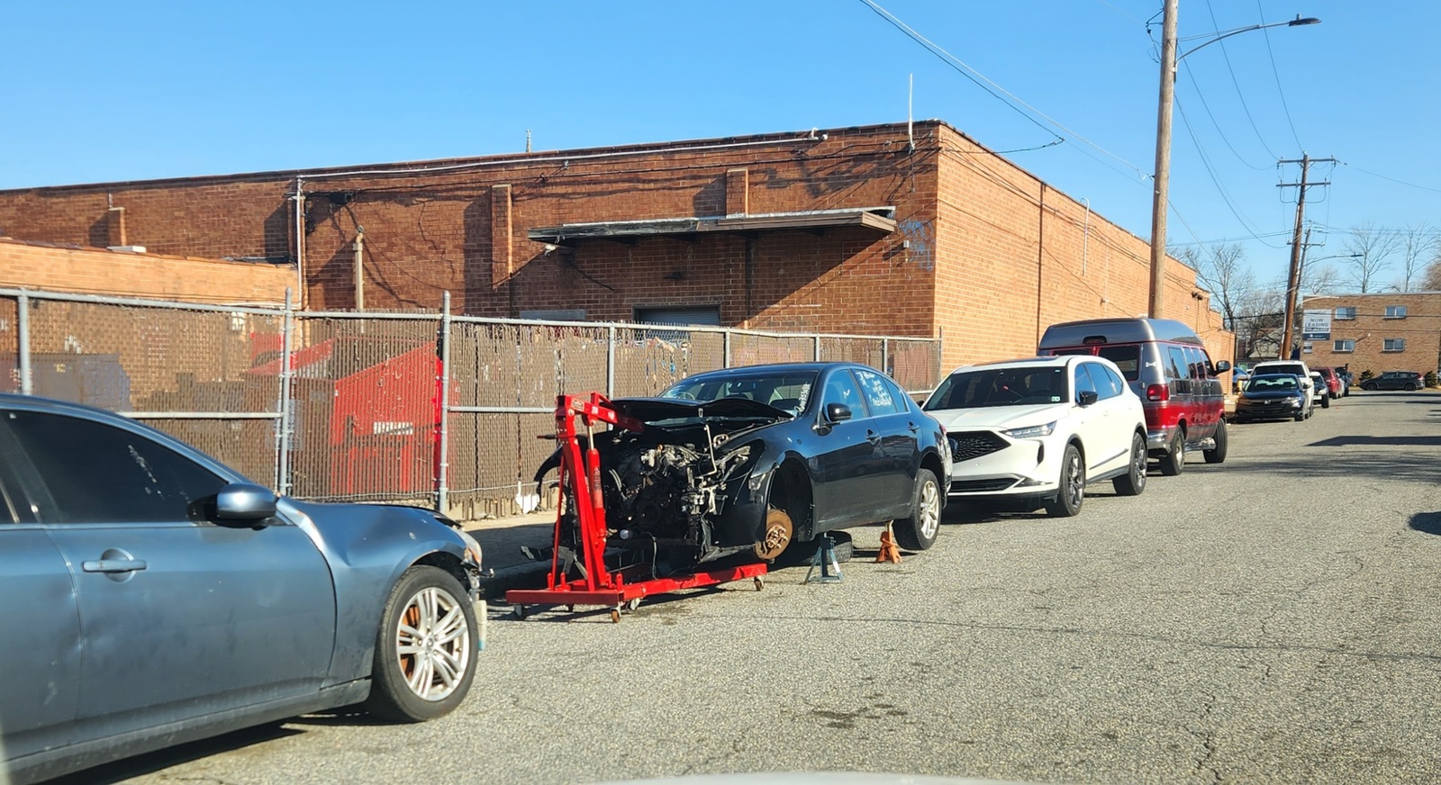 Photographic documentation of the work as submitted to the city's 311 record.