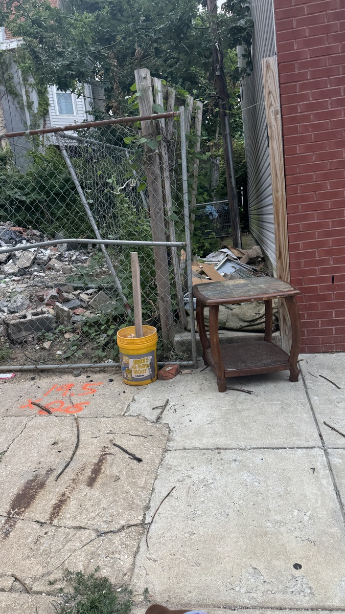 Photographic documentation of the work as submitted to the city's 311 record.
