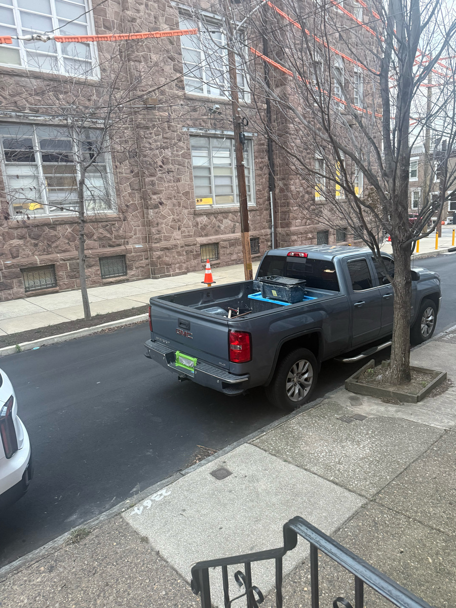 Photographic documentation of the work as submitted to the city's 311 record.