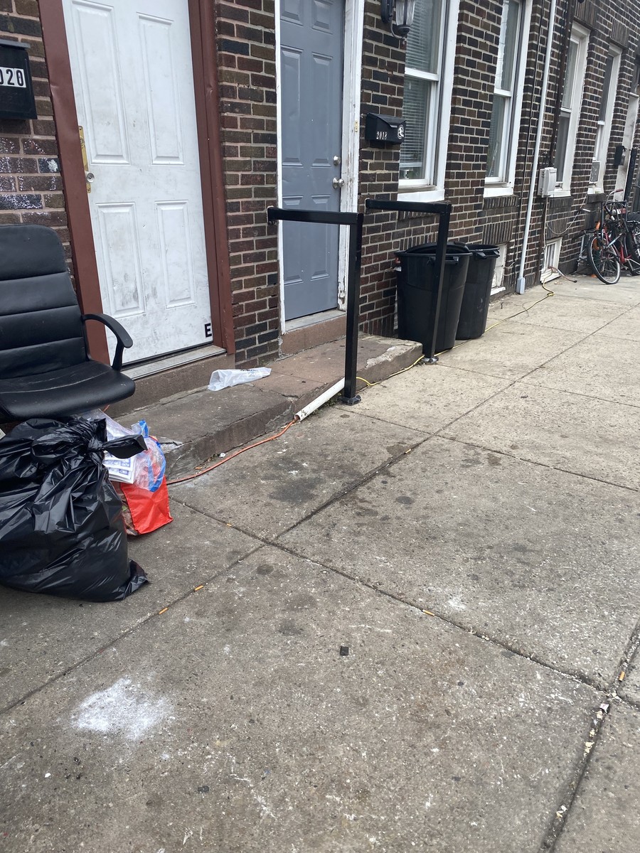 Photographic documentation of the work as submitted to the city's 311 record.