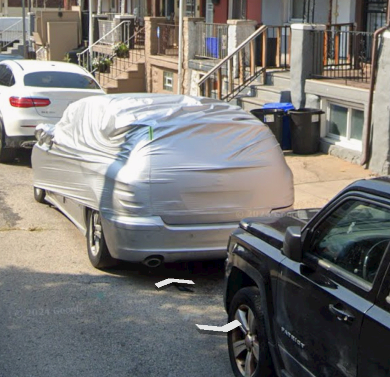 Photographic documentation of the work as submitted to the city's 311 record.