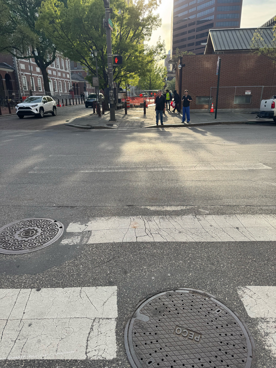 Photographic documentation of the work as submitted to the city's 311 record.
