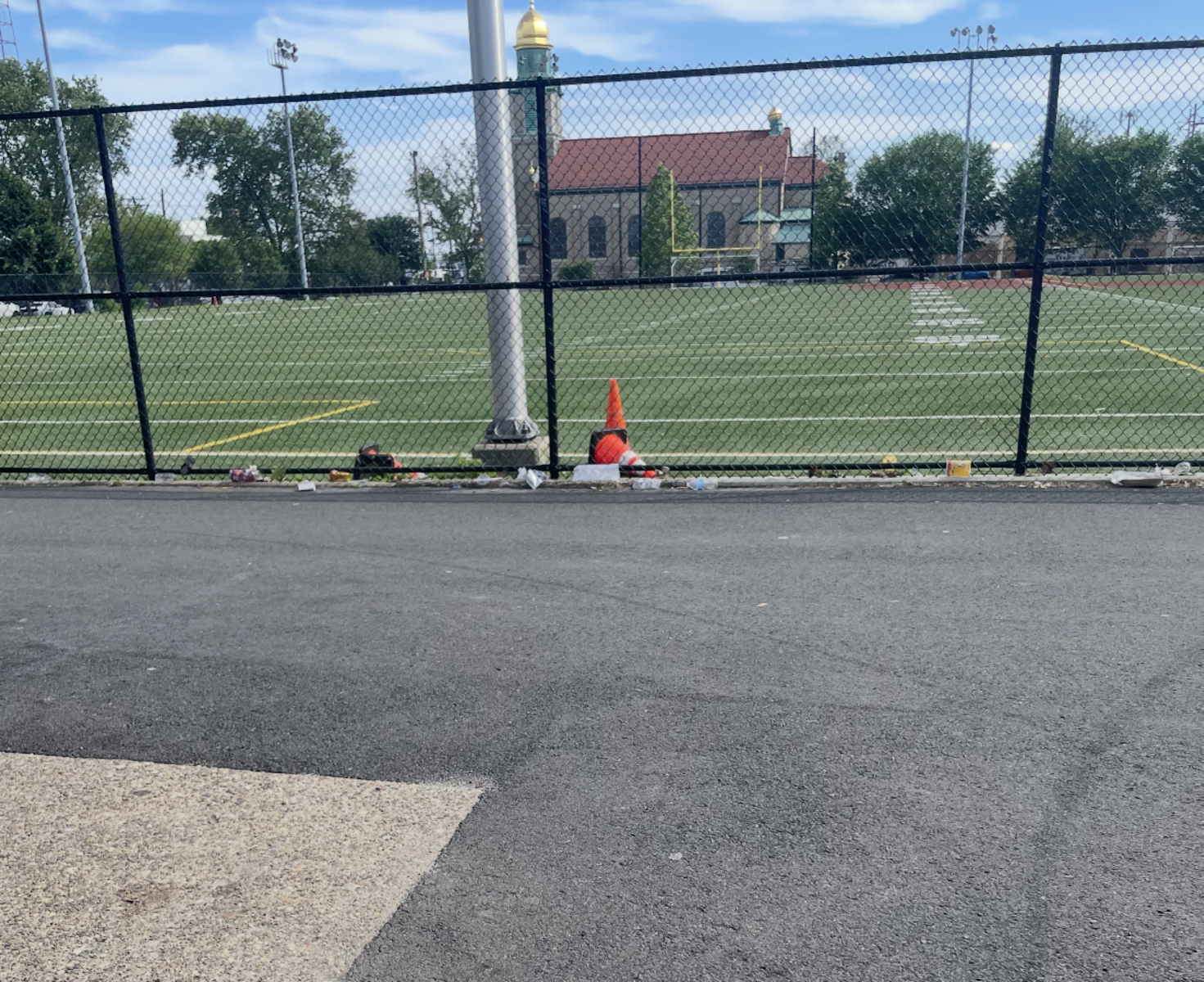 Photographic documentation of the work as submitted to the city's 311 record.