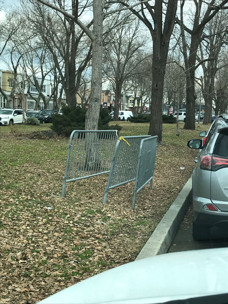 Photographic documentation of the work as submitted to the city's 311 record.