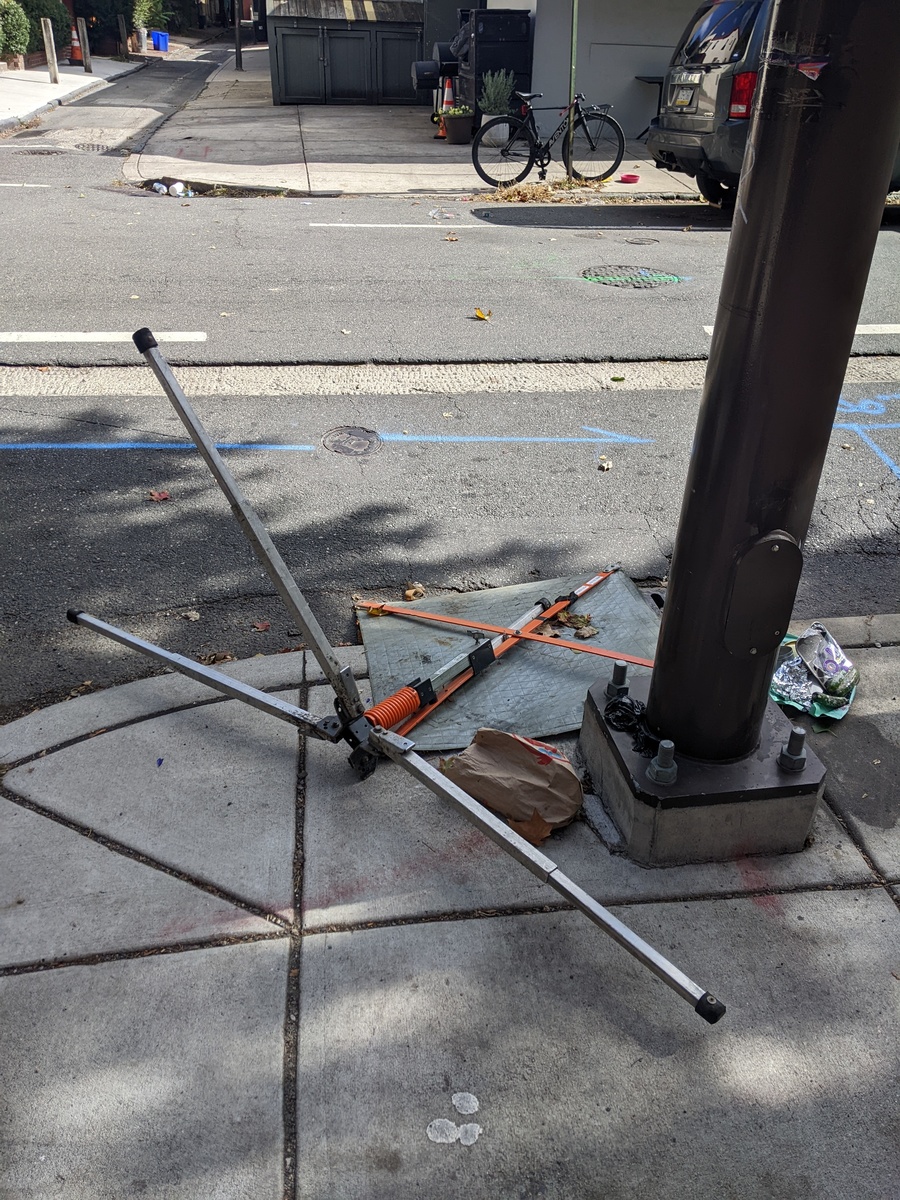 Photographic documentation of the work as submitted to the city's 311 record.