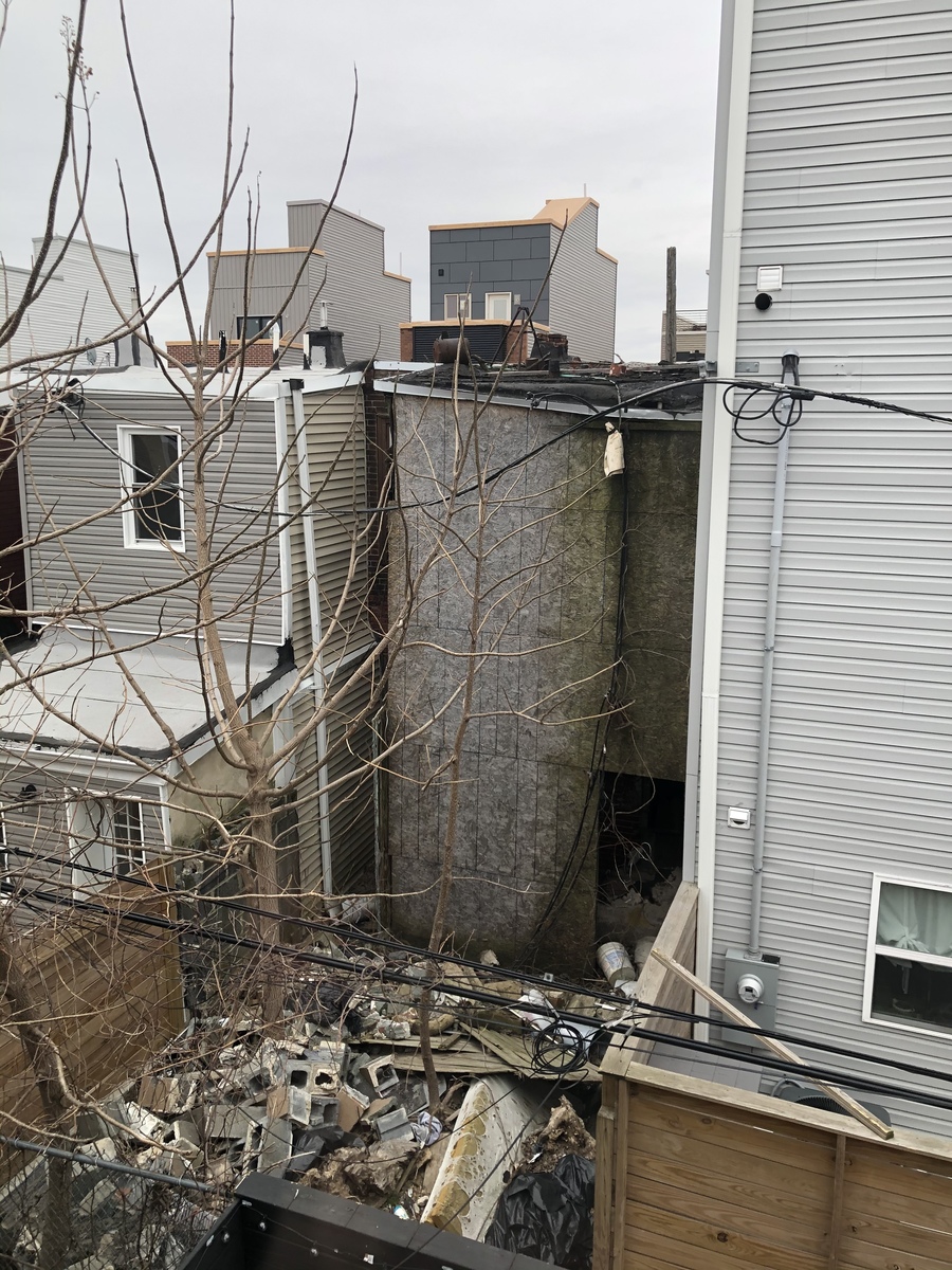 Photographic documentation of the work as submitted to the city's 311 record.