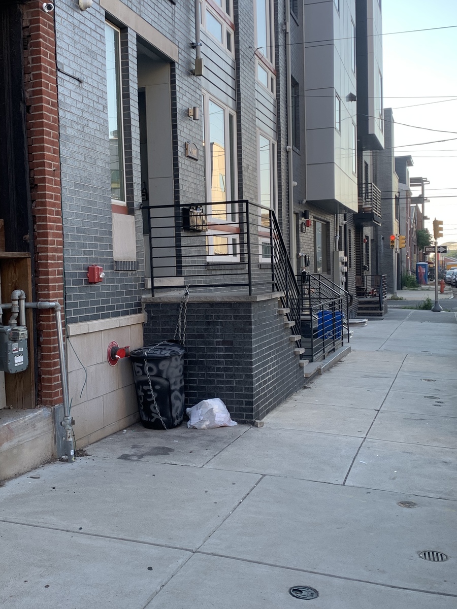 Photographic documentation of the work as submitted to the city's 311 record.