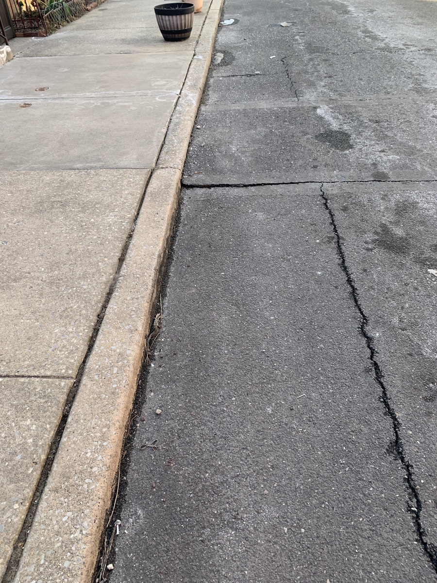 Photographic documentation of the work as submitted to the city's 311 record.