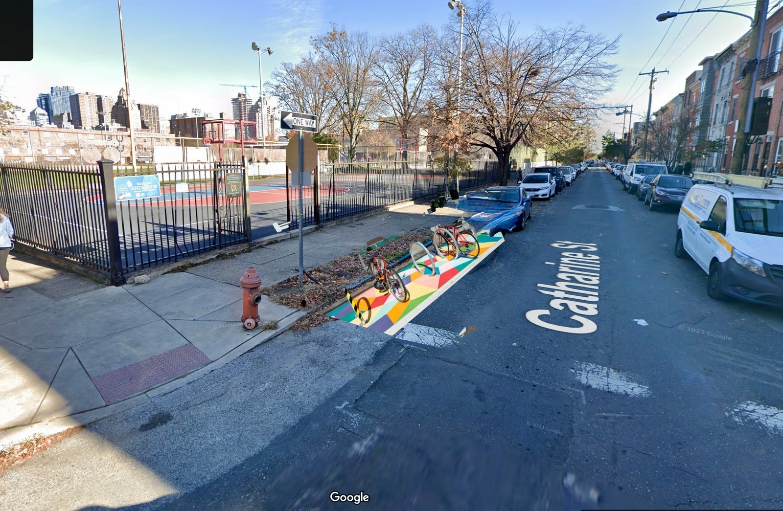Photographic documentation of the work as submitted to the city's 311 record.