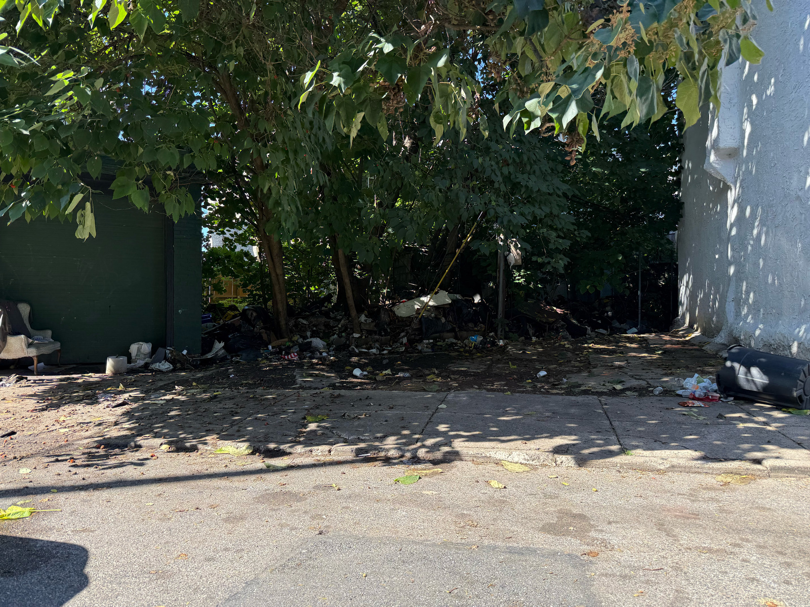 Photographic documentation of the work as submitted to the city's 311 record.