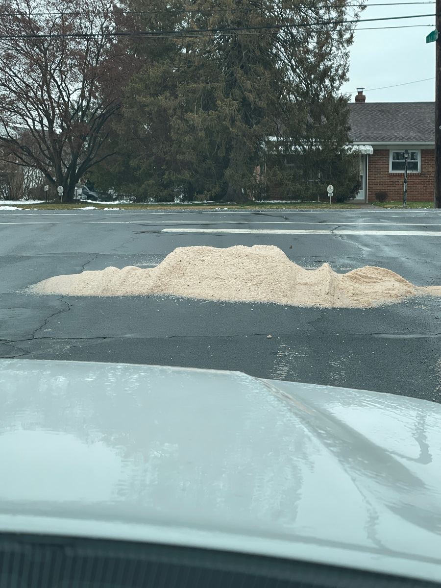 Photographic documentation of the work as submitted to the city's 311 record.