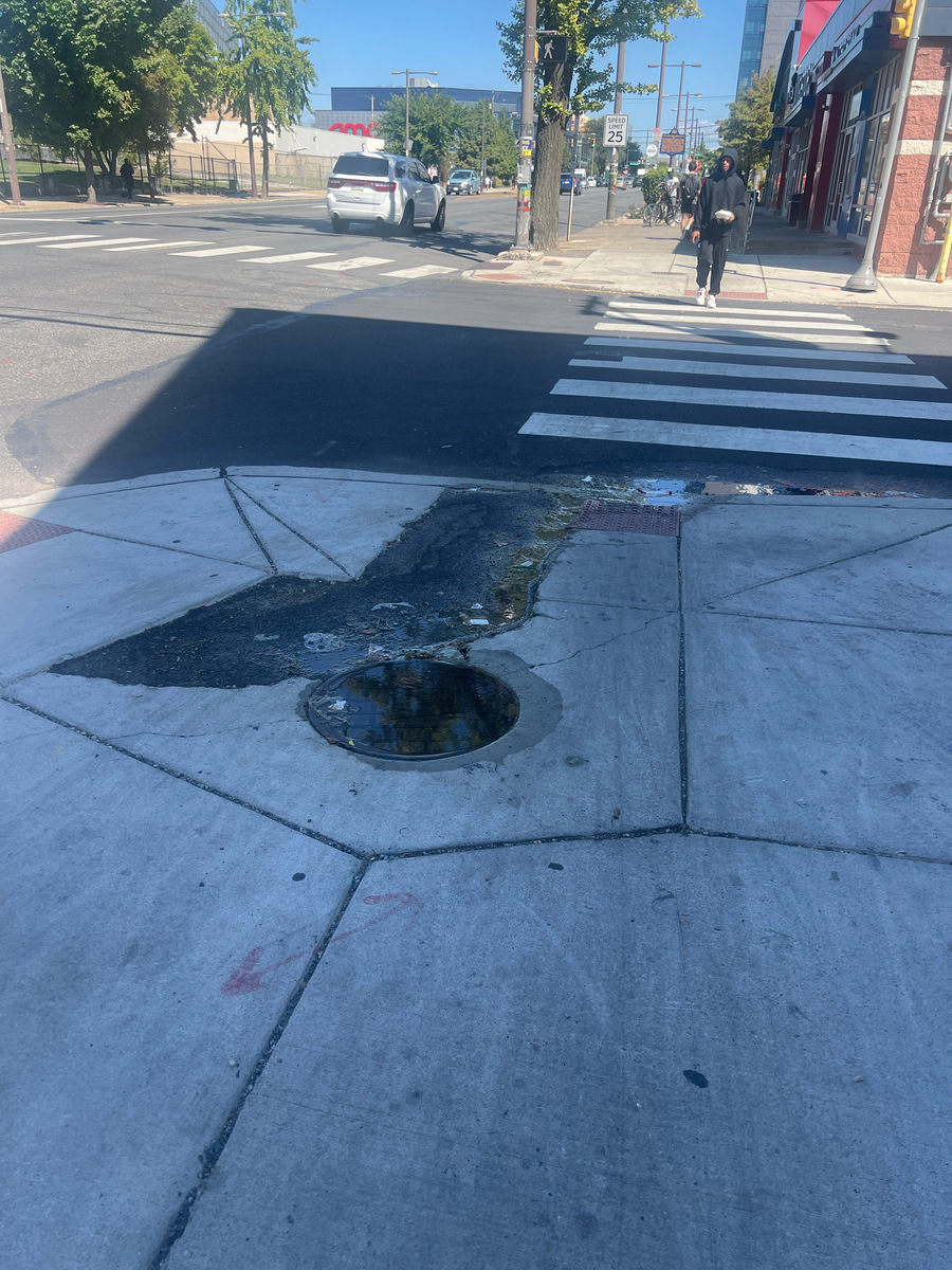 Photographic documentation of the work as submitted to the city's 311 record.